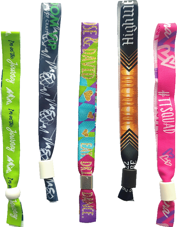 Custom Cloth Wristbands for Event from $0.29