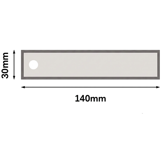 140x30mm(Popular) flight tag size
