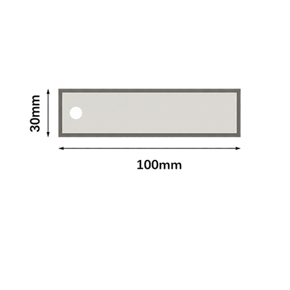 100x30mm flight tag size
