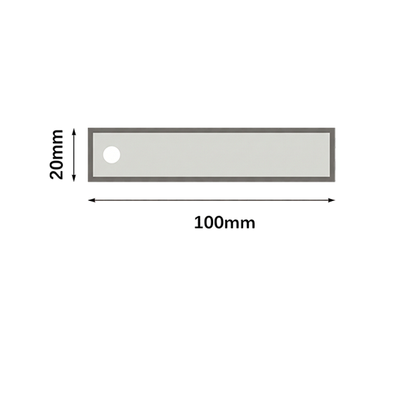 100x20mm(Mini) flight tag size