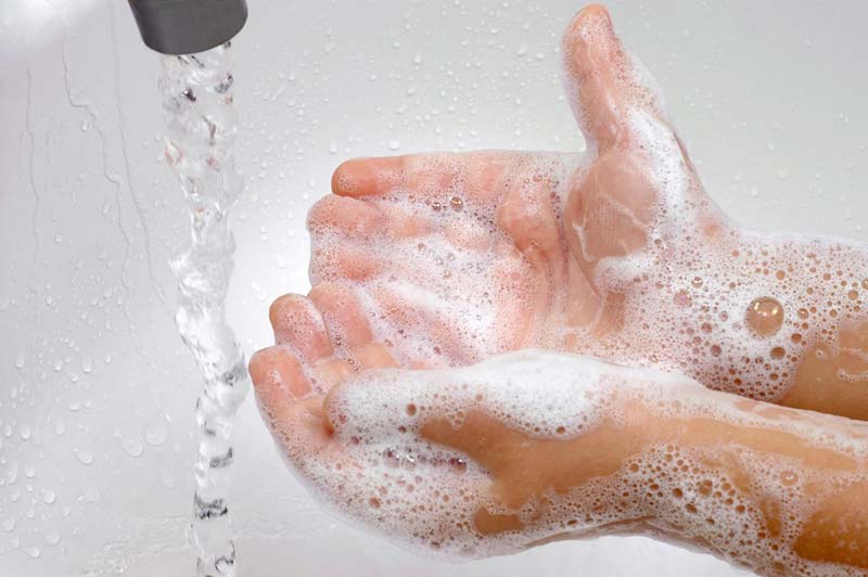 Washing hands prevents spread of disease.
